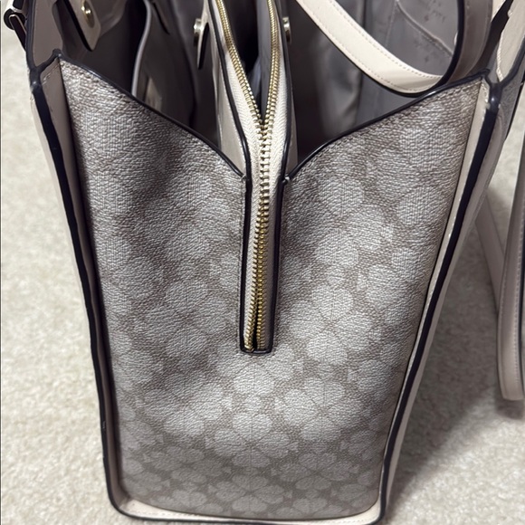 Kate Spade Floral Pattern Cream Tote - Picture 6 of 8